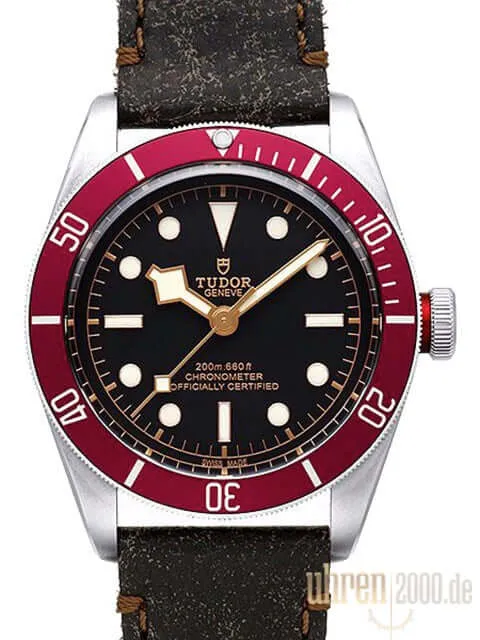 Tudor Heritage Black Bay 79230R-0005 Lederband