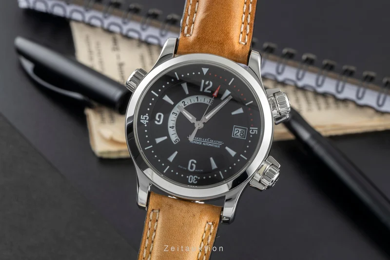 Jaeger LeCoultre Memovox steel automatic men's watch Q1708470, 146.8.97/1 LP: 15400EUR [2505426]