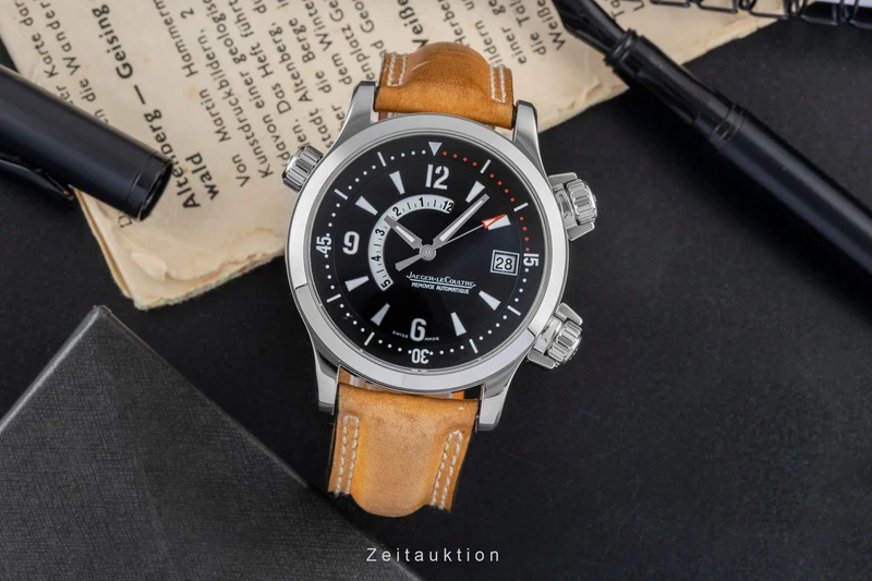 Jaeger LeCoultre Memovox steel automatic men's watch Q1708470, 146.8.97/1 LP: 15400EUR [2505426]