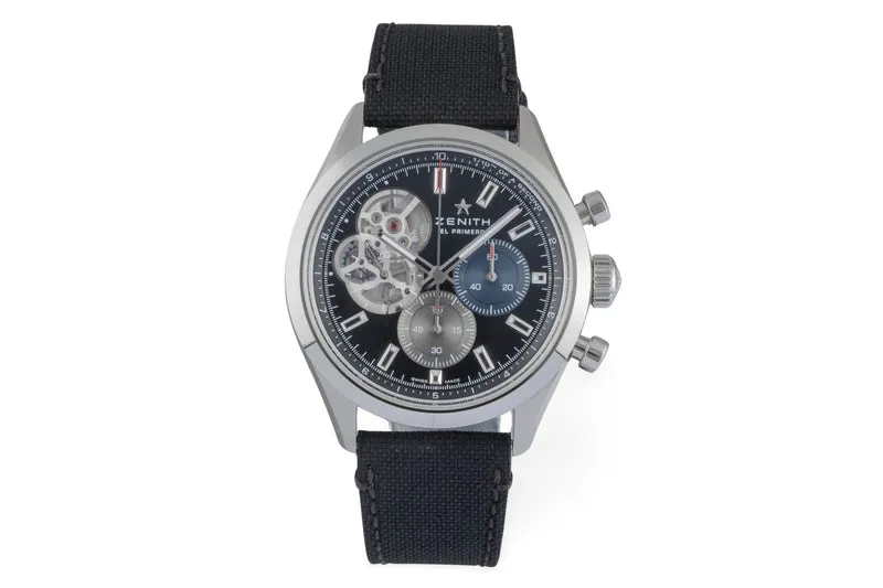 Zenith Chronomaster chronograph steel automatic men's watch 03.3300.3604/21.C822 LP: 10100EUR [2505595]