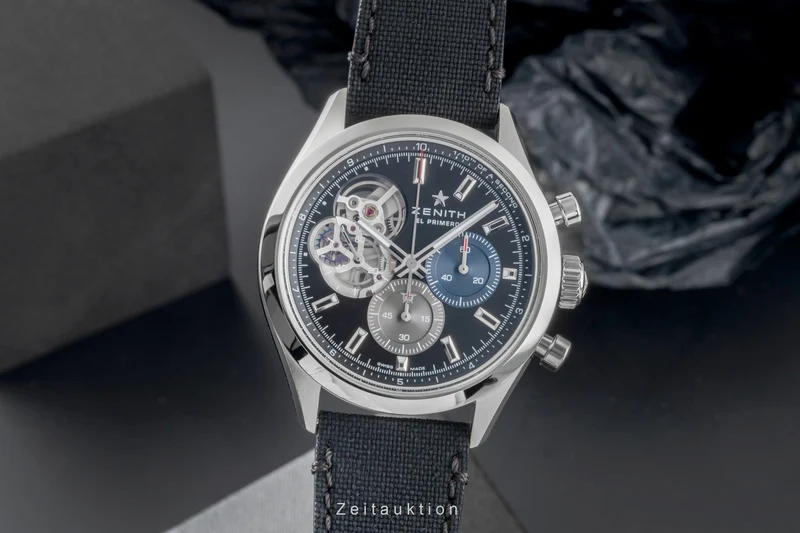 Zenith Chronomaster chronograph steel automatic men's watch 03.3300.3604/21.C822 LP: 10100EUR [2505595]