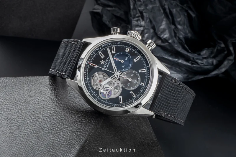 Zenith Chronomaster chronograph steel automatic men's watch 03.3300.3604/21.C822 LP: 10100EUR [2505595]