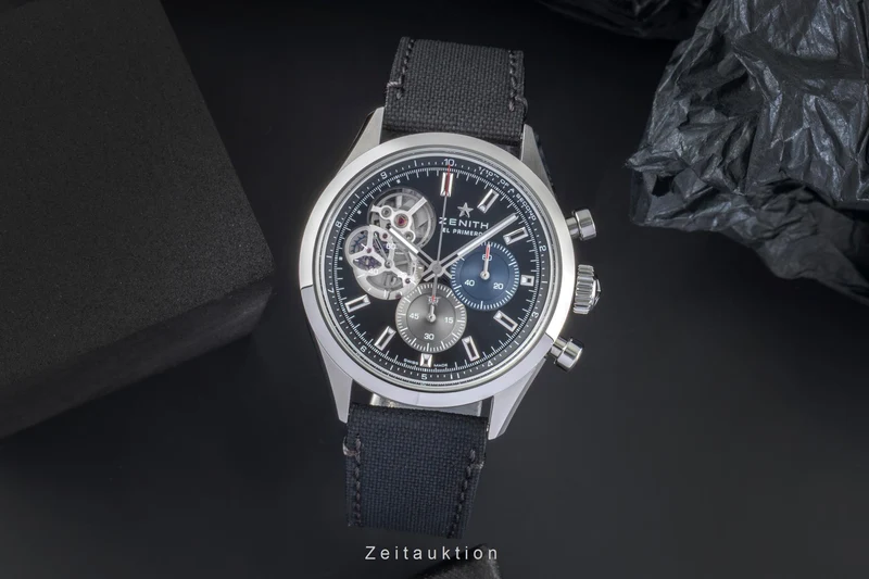 Zenith Chronomaster chronograph steel automatic men's watch 03.3300.3604/21.C822 LP: 10100EUR [2505595]