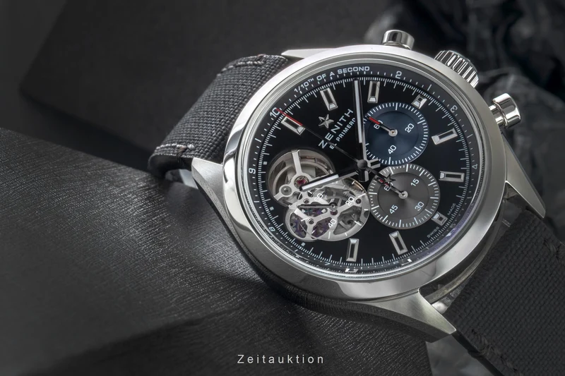 Zenith Chronomaster chronograph steel automatic men's watch 03.3300.3604/21.C822 LP: 10100EUR [2505595]