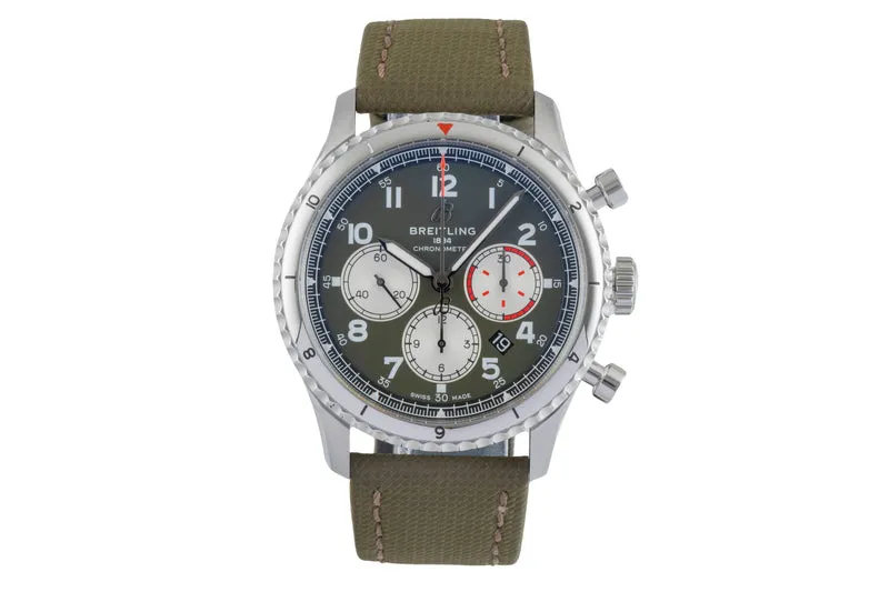Breitling Aviator 8 chronograph steel automatic men's watch AB0119 LP: 10650EUR [2505466]