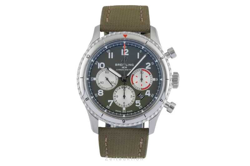 Breitling Aviator 8 chronograph steel automatic men's watch AB0119 LP: 10650EUR [2505466]