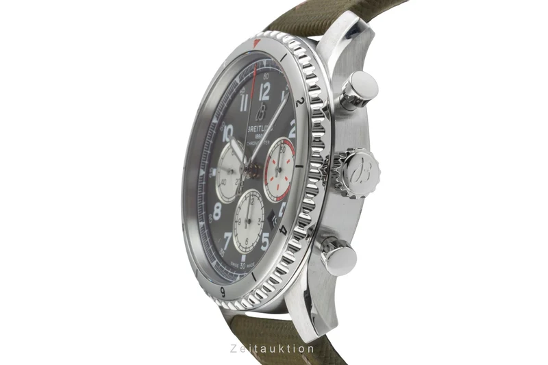 Breitling Aviator 8 chronograph steel automatic men's watch AB0119 LP: 10650EUR [2505466]