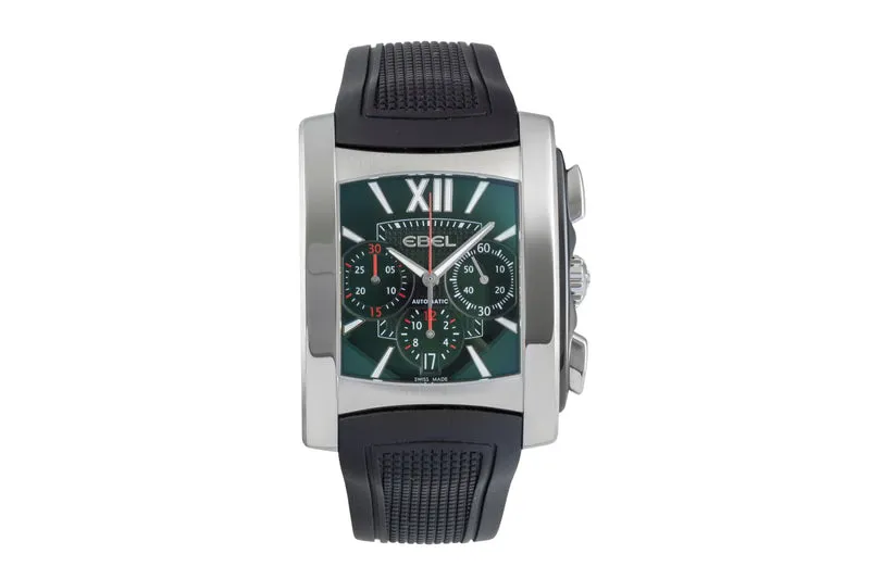 Ebel Brasilia chronograph steel automatic men's watch E9126M52 [2505619]