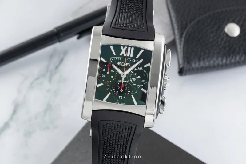 Ebel Brasilia chronograph steel automatic men's watch E9126M52 [2505619]