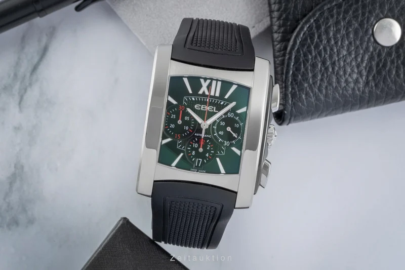 Ebel Brasilia chronograph steel automatic men's watch E9126M52 [2505619]