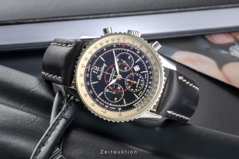 Breitling Montbrillant chronograph steel automatic men's watch A41030 [2505543]