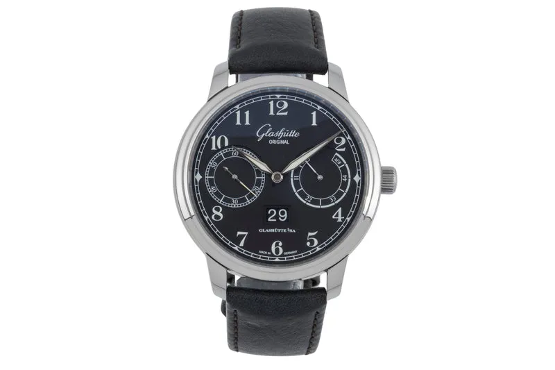 Glashütte Senator steel automatic men's watch 100-14-07-02-30 [2505584]