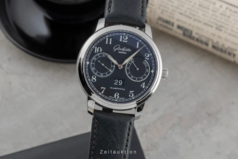 Glashütte Senator steel automatic men's watch 100-14-07-02-30 [2505584]