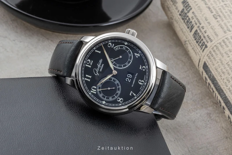 Glashütte Senator steel automatic men's watch 100-14-07-02-30 [2505584]