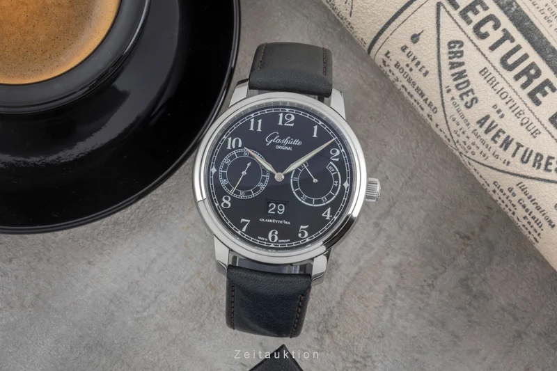 Glashütte Senator steel automatic men's watch 100-14-07-02-30 [2505584]