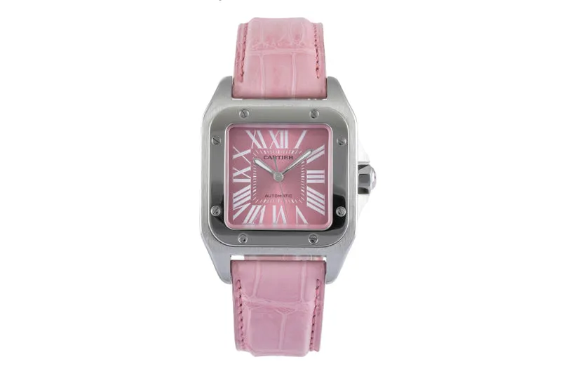 Cartier Santos 100 steel automatic women's watch W20133X8, 2878 [2505115]