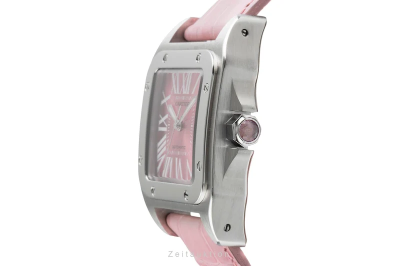Cartier Santos 100 steel automatic women's watch W20133X8, 2878 [2505115]