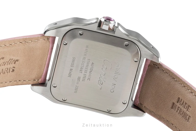 Cartier Santos 100 steel automatic women's watch W20133X8, 2878 [2505115]