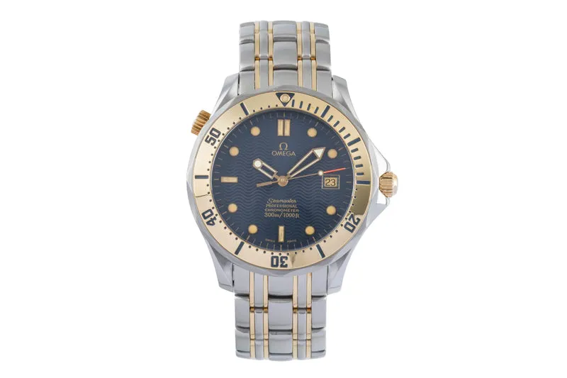 Omega Seamaster steel / gold automatic men's watch 2432.80.00, 168.1503 LP: 13800EUR [2505305]