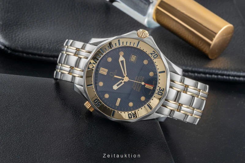 Omega Seamaster steel / gold automatic men's watch 2432.80.00, 168.1503 LP: 13800EUR [2505305]