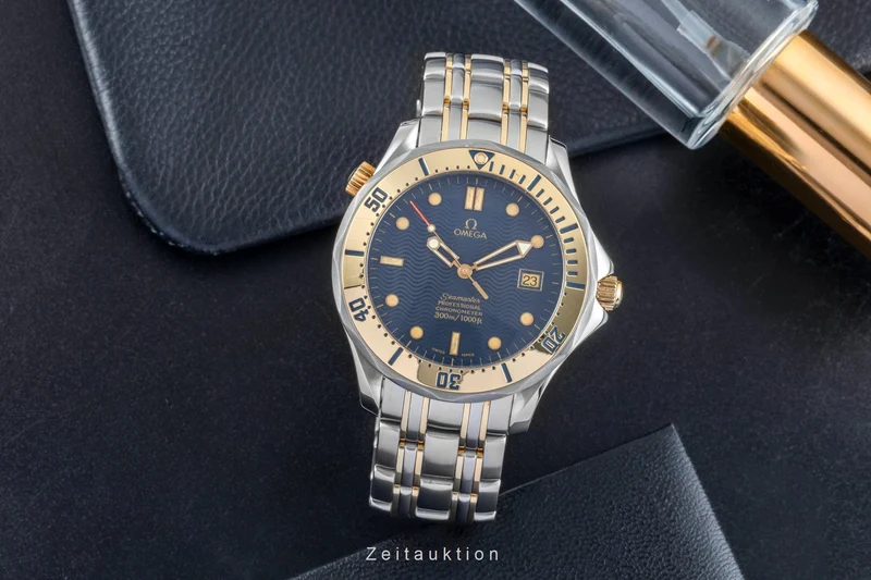 Omega Seamaster steel / gold automatic men's watch 2432.80.00, 168.1503 LP: 13800EUR [2505305]