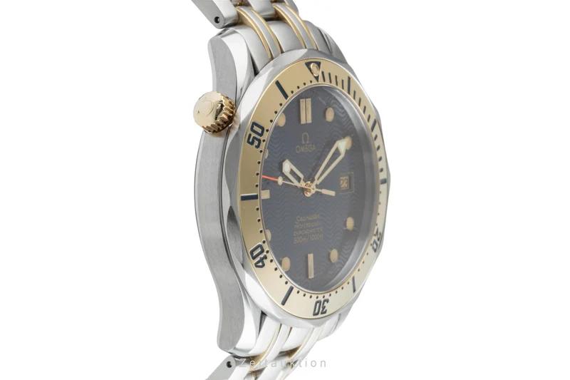 Omega Seamaster steel / gold automatic men's watch 2432.80.00, 168.1503 LP: 13800EUR [2505305]