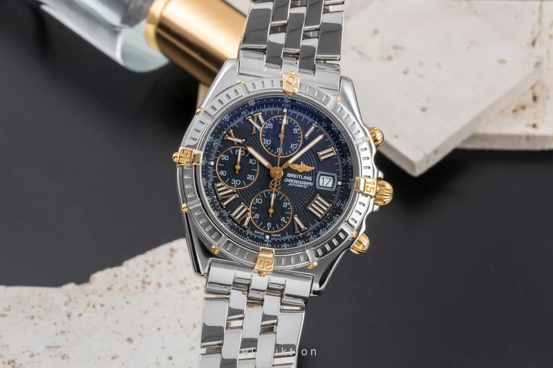 Breitling Crosswind chronograph steel / gold automatic men's watch B13055-096 [2505260]