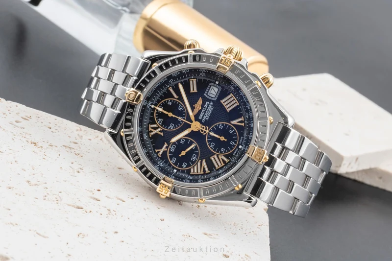Breitling Crosswind chronograph steel / gold automatic men's watch B13055-096 [2505260]