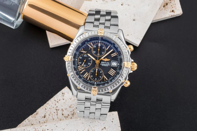 Breitling Crosswind chronograph steel / gold automatic men's watch B13055-096 [2505260]