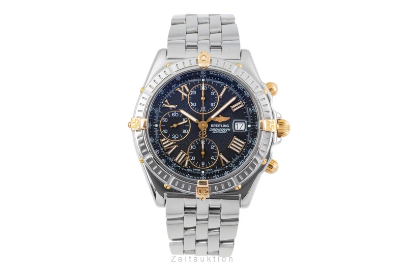 Breitling Crosswind chronograph steel / gold automatic men's watch B13055-096 [2505260]