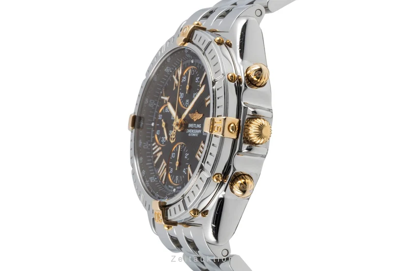 Breitling Crosswind chronograph steel / gold automatic men's watch B13055-096 [2505260]