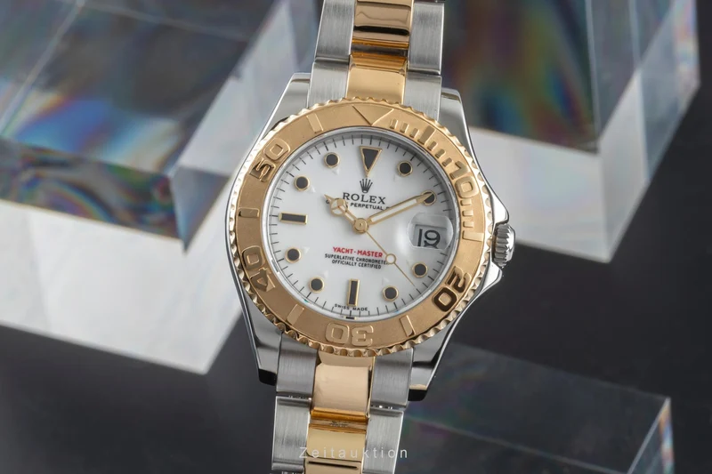 Rolex Yacht-Master steel / gold automatic men's watch 168623 LP: 16000EUR [2505583]