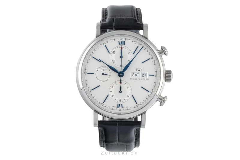 IWC Portofino chronograph steel automatic men's watch IW391037 LP: 7100EUR [2505664]