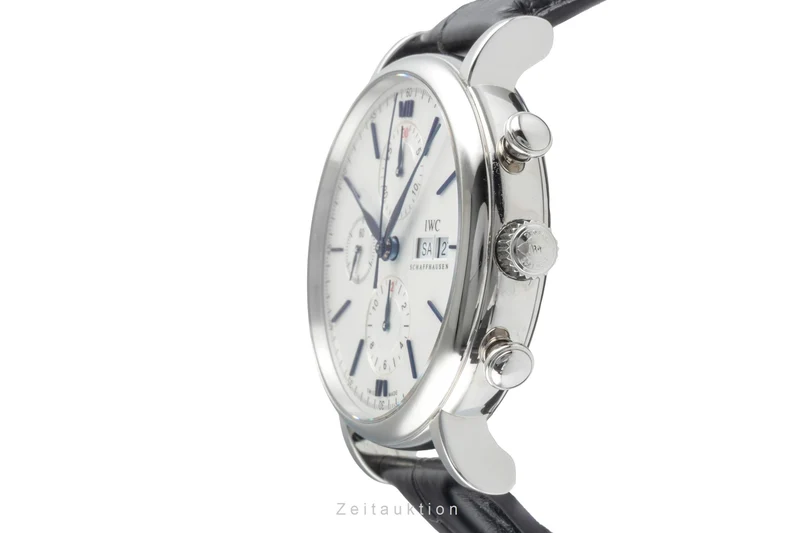 IWC Portofino chronograph steel automatic men's watch IW391037 LP: 7100EUR [2505664]