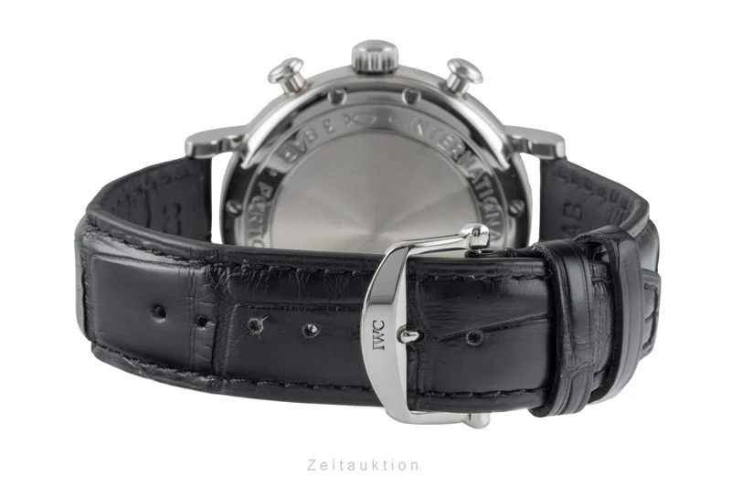 IWC Portofino chronograph steel automatic men's watch IW391037 LP: 7100EUR [2505664]