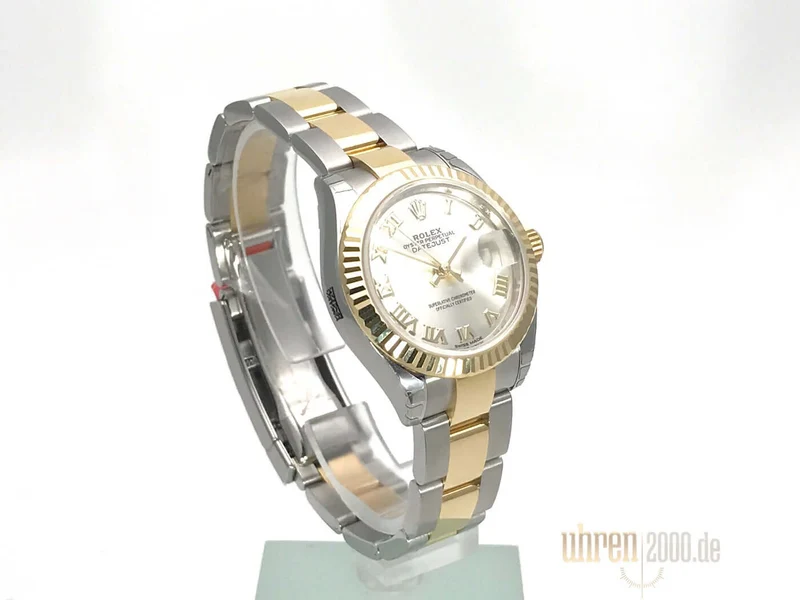 Rolex Datejust 28 Stahl Gold 279173 Silber Römisch