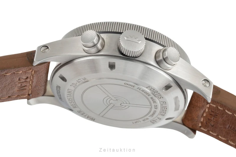 Fortis F-43 chronograph steel automatic men's watch F4240013 LP: 3650EUR [2505672]