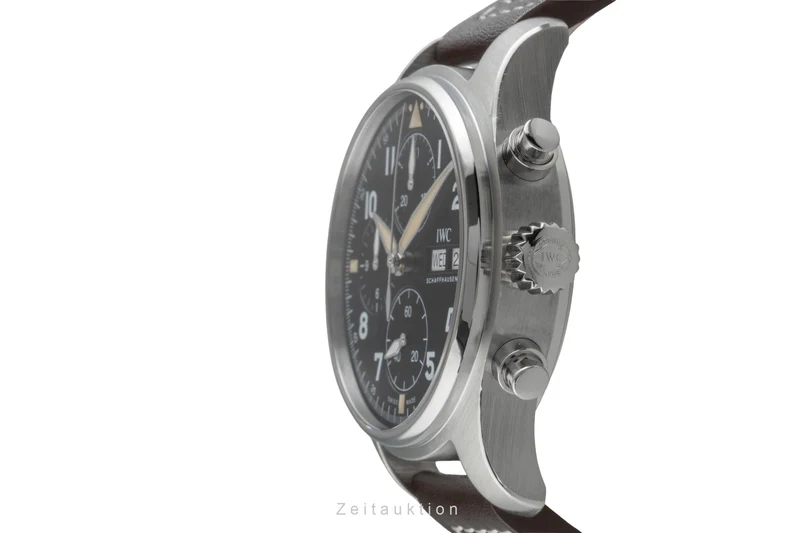 IWC Fliegerchronograph chronograph steel automatic men's watch IW387903 LP: 7700EUR [2505745]