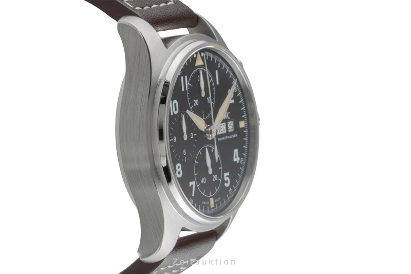 IWC Fliegerchronograph chronograph steel automatic men's watch IW387903 LP: 7700EUR [2505745]