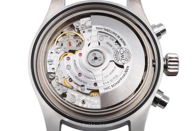 IWC Fliegerchronograph chronograph steel automatic men's watch IW387903 LP: 7700EUR [2505745]