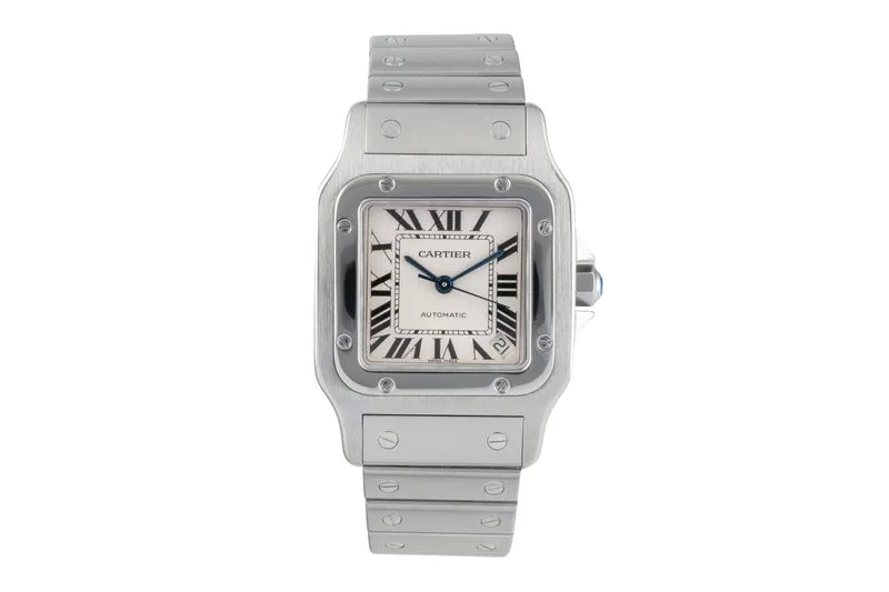 Cartier Santos steel automatic men's watch 2823 [2504987]