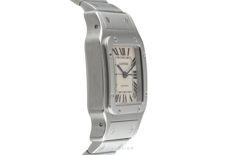 Cartier Santos steel automatic men's watch 2823 [2504987]
