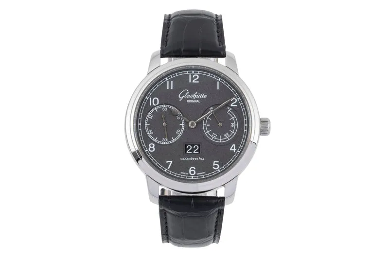 Glashütte Senator steel automatic men's watch 100-14-02-02-04 [2505548]