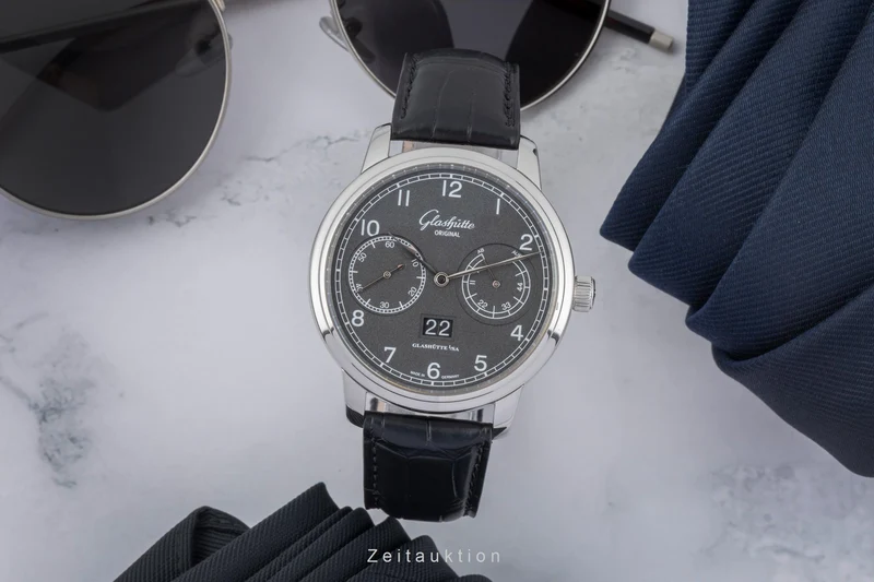 Glashütte Senator steel automatic men's watch 100-14-02-02-04 [2505548]