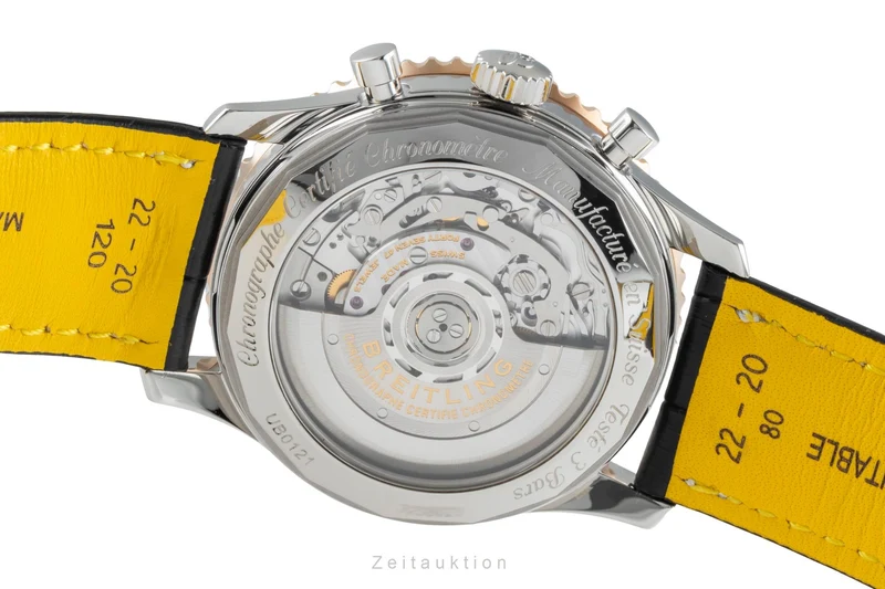 Breitling Navitimer 01 chronograph steel / gold automatic men's watch UB0121211F1P1 LP: 10500EUR [2505728]