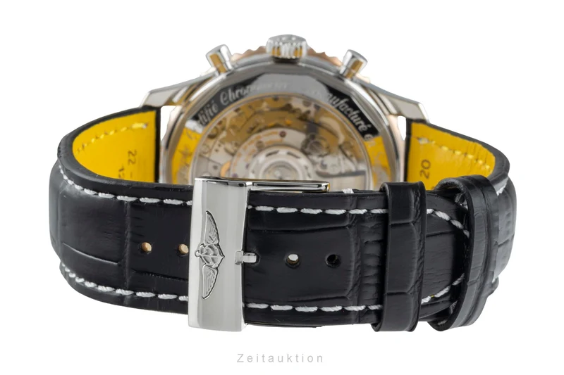Breitling Navitimer 01 chronograph steel / gold automatic men's watch UB0121211F1P1 LP: 10500EUR [2505728]