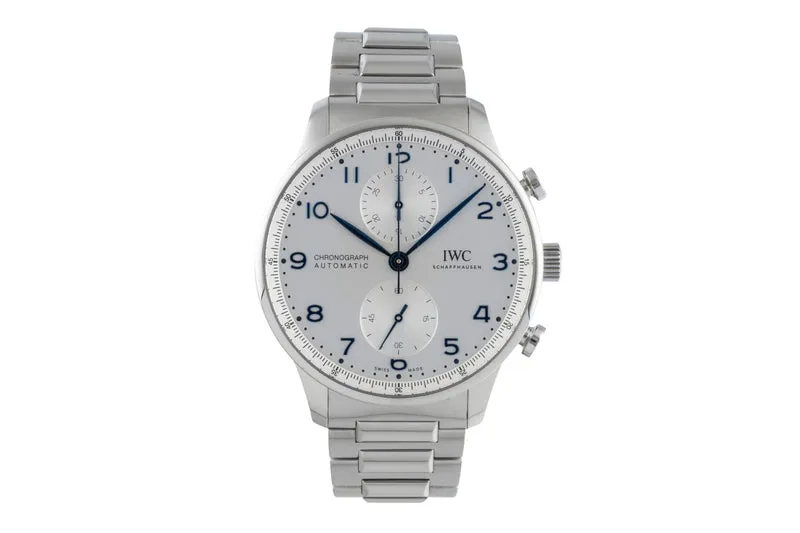 IWC Portugieser steel automatic men's watch IW371617 LP: 10100EUR [2504874]