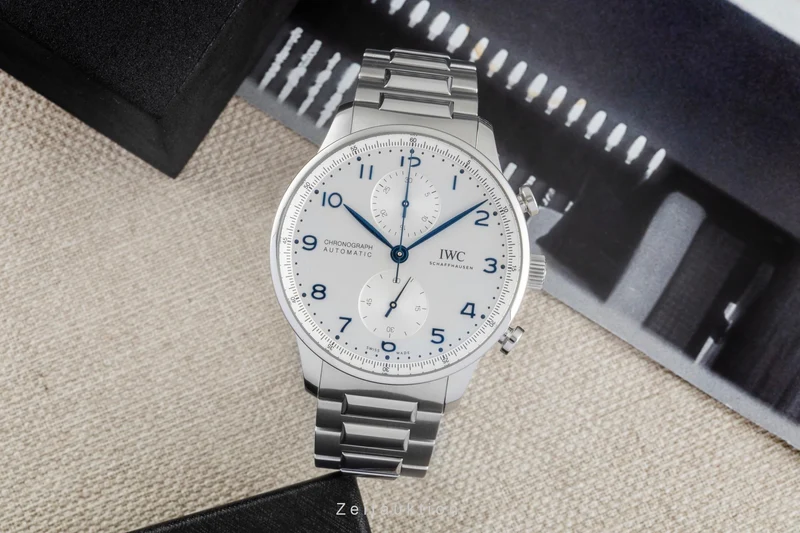 IWC Portugieser steel automatic men's watch IW371617 LP: 10100EUR [2504874]