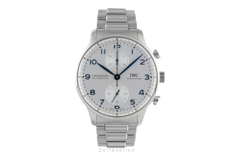IWC Portugieser steel automatic men's watch IW371617 LP: 10100EUR [2504874]