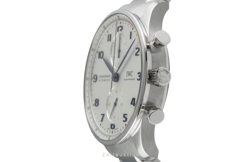 IWC Portugieser steel automatic men's watch IW371617 LP: 10100EUR [2504874]